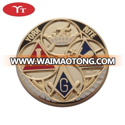 masonic challenge coin customized metal challenge coin gold coin